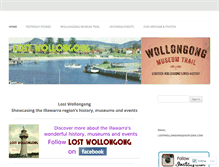 Tablet Screenshot of lostwollongong.com